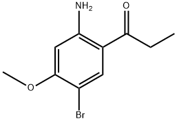 1-(2-amino-5-bromo-4-methoxyphenyl)propan-1-one Structure