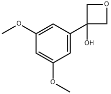 3-(3,5-dimethoxyphenyl)oxetan-3-ol Structure