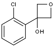 3-(2-chlorophenyl)oxetan-3-ol Structure