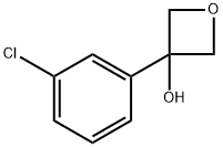 3-(3-chlorophenyl)oxetan-3-ol Structure