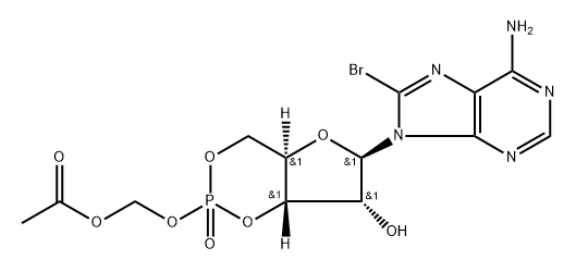 8-Br-cAMP-AM Structure