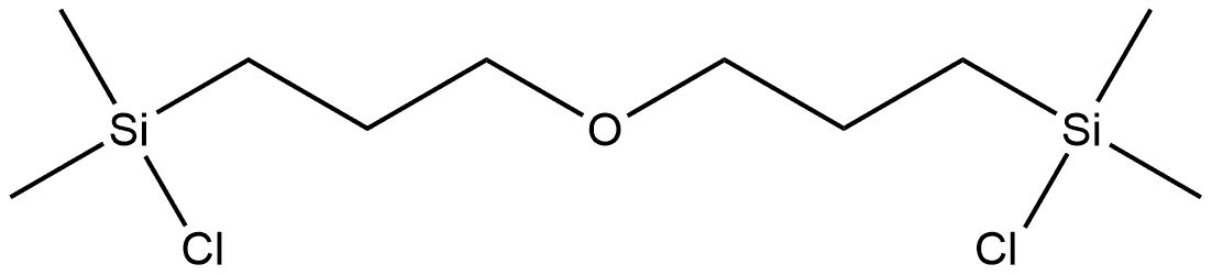 (Oxybis(propane-3,1-diyl))bis(chlorodimethylsilane) Structure