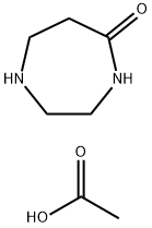 1,4-Diazepan-5-one Acetic Acid Structure