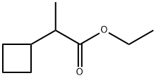 Cyclobutaneacetic acid, α-methyl-, ethyl ester Structure