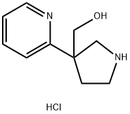 3-(pyridin-2-yl)pyrrolidin-3-yl]methanol dihydrochloride 구조식 이미지