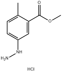 methyl 5-hydrazinyl-2-methylbenzoate dihydrochloride 구조식 이미지