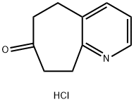 5H,6H,7H,8H,9H-cyclohepta[b]pyridin-7-one hydrochloride Structure