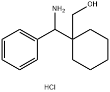 {1-[amino(phenyl)methyl]cyclohexyl}methanol hydrochloride 구조식 이미지