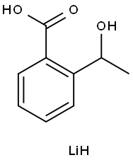 lithium(1+) ion 2-(1-hydroxyethyl)benzoate Structure