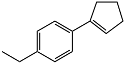 1-(cyclopent-1-en-1-yl)-4-ethylbenzene Structure