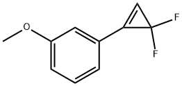 1-(3,3-difluorocycloprop-1-en-1-yl)-3-methoxybenzene Structure