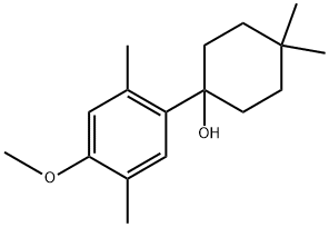 1-(4-methoxy-2,5-dimethylphenyl)-4,4-dimethylcyclohexanol Structure