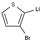 Lithium, (3-bromo-2-thienyl)- Structure