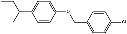 Benzene, 1-chloro-4-[[4-(1-methylpropyl)phenoxy]methyl]- Structure