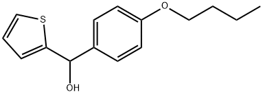 (4-butoxyphenyl)(thiophen-2-yl)methanol Structure