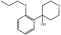 4-(2-propoxyphenyl)tetrahydro-2H-pyran-4-ol Structure