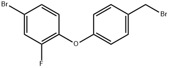 4-Bromo-1-[4-(bromomethyl)phenoxy]-2-fluorobenzene Structure