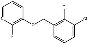 3-[(2,3-Dichlorophenyl)methoxy]-2-fluoropyridine Structure