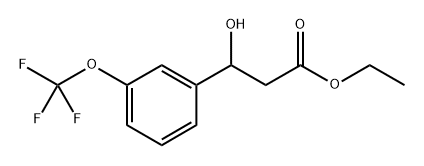 Ethyl 3-hydroxy-3-(3-(trifluoromethoxy)phenyl)propanoate Structure