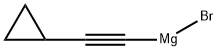 2-cyclopropylethynyl-magnesium bromide, Fandachem Structure