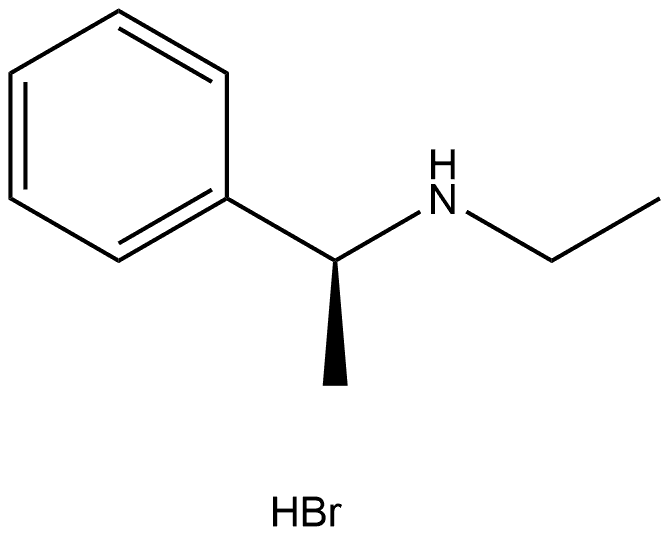 (R)-N-ethyl-1-phenylethan-1-amine hydrochloride Structure