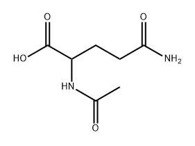 L-Glutamine,  N2-acetyl-,  radical  ion(1-)  (9CI) Structure