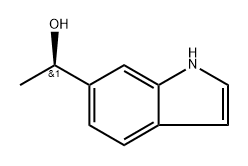 1H-Indole-6-methanol, α-methyl-, (αR)- Structure