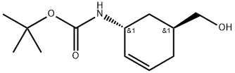 (1R, 5S)-(5-Hydroxymethyl-cyclohex-2-enyl)-carbamic acid tert-butyl ester Structure