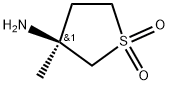 (S)-(3-Methyl-1,1-dioxidotetrahydro-3-thienyl)amine Structure