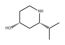 (2S, 4R)-2-Isopropyl-piperidin-4-ol Structure