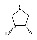 (3S,4S)-4-methylpyrrolidin-3-ol Structure