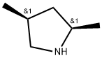 (2R)-2α,4β-Dimethylpyrrolidine 구조식 이미지