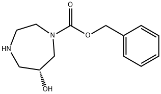 Benzyl (R)-6-hydroxy-1,4-diazepane-1-carboxylate Structure