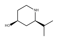 (2R, 4S)-2-Isopropyl-piperidin-4-ol 구조식 이미지