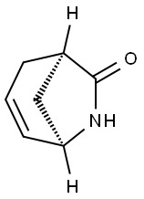 (1R,5R)-6-azabicyclo[3.2.1]oct-3-en-7-one Structure