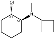 Cyclohexanol, 2-(cyclobutylmethylamino)-, (1S,2S)- Structure