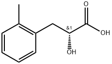 Benzenepropanoic acid, α-hydroxy-2-methyl-, (αR)- 구조식 이미지