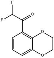 1-(2,3-Dihydrobenzo[b][1,4]dioxin-5-yl)-2,2-difluoroethanone Structure