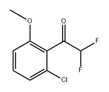 1-(2-Chloro-6-methoxyphenyl)-2,2-difluoroethanone Structure