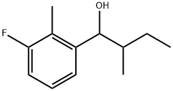 3-Fluoro-2-methyl-α-(1-methylpropyl)benzenemethanol Structure