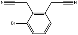 3-bromo-1,2-benzenediacetonitrile Structure