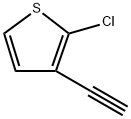 2-Chloro-3-ethynylthiophene Structure