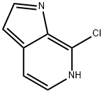 7-Chloro-6H-pyrrolo2,3-cpyridine Structure