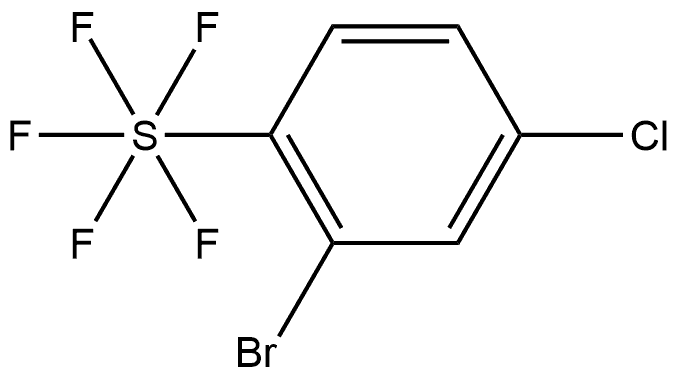 5-Chloro-2-(pentafluorosulfur)bromobenzene Structure