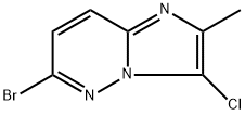 6-bromo-3-chloro-2-methylimidazo[1,2-b]pyridazine Structure