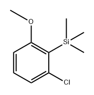 (2-chloro-6-methoxyphenyl)trimethylsilane Structure