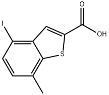 4-iodo-7-methylbenzo[b]thiophene-2-carboxylic acid Structure