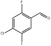 4-Chloro-2-fluoro-5-iodobenzaldehyde Structure