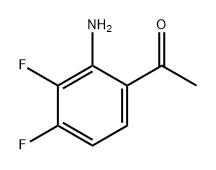 1-(2-amino-3,4-difluorophenyl)ethan-1-one 구조식 이미지