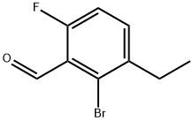 Benzaldehyde, 2-bromo-3-ethyl-6-fluoro- Structure